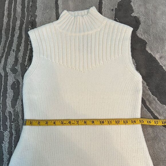 Steve Madden Sleeveless Turtle Neck Mini Sweater Dress - Picture 7 of 11